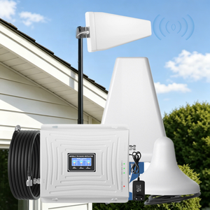 Kit <span class=keywords><strong>amplificateur</strong></span> de <span class=keywords><strong>signal</strong></span> de téléphone mobile 3G 4G LTE Tri-bande 900 1800 2100 MHz, éliminateur de <span class=keywords><strong>signal</strong></span> de téléphone portable, <span class=keywords><strong>amplificateur</strong></span>, zone de couverture de 300 m² - Product Image 1