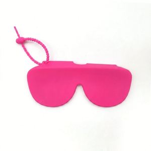 Soft Silicone <b>Glasses</b> Sleeve, Shockproof & Scratch Resistant Sunglasses Pouch, Unisex Portable <b>Glasses</b> <b>Case</b> - Product Image 2