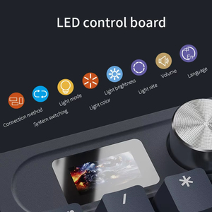 Wired Mechanical Keyboard 104 Keys USB <b>Gaming</b> Three Modes of Wired 2.4G Wirelessfor Desktop Computer PC Laptops Keyboard - Product Image 2