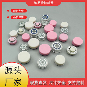 Base de pince à cheveux miniature en plastique avec roulement rotatif Qiangyou pour accessoires de bijoux DIY - Product Image 5