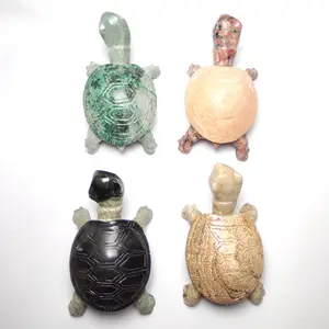 Harga Wajar Ukiran Seni Rakyat Aneka Batu Permata Kerajinan Kura-kura untuk Koleksi Seni