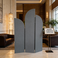 Panneaux acoustiques modernes en fibre de polyester pour la décoration de la pièce, la division, ignifuges, écologiques pour les bureaux, les salons, les restaurants