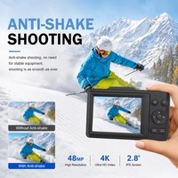 Kamera Digital 4K Terbaik 48MP Autofokus Layar IPS 2,8 Inci Perekam Video Vlogging MP3 untuk Pemula Kelas Fotografi Sekolah