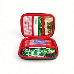 ชุดปฐมพยาบาลฉุกเฉินสำหรับเดินทาง กระเป๋าแพทย์ขนาดเล็ก กระเป๋าปฐมพยาบาล EVA ขนาดเล็ก สำหรับใช้ในบ้าน กิจกรรมกลางแจ้ง ตั้งแคมป์ และในรถยนต์ - Product Image 1