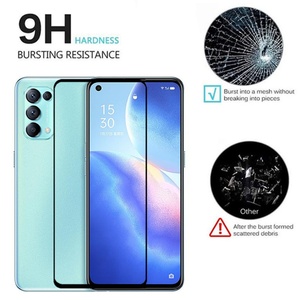 กระจกนิรภัย 3 มิติ รุ่นใหม่ หนา 0.33 มม. สำหรับ Oppo Reno 5k ฟิล์มกันรอยเต็มจอ - Product Image 3