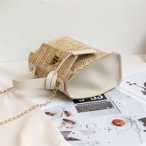 Bolsos de <span class=keywords><strong>Moda</strong></span> para Chicas, Bolso de Paja Dorado del Proveedor, Hermoso Bolso de Playa Hecho a Mano - Product Image 3