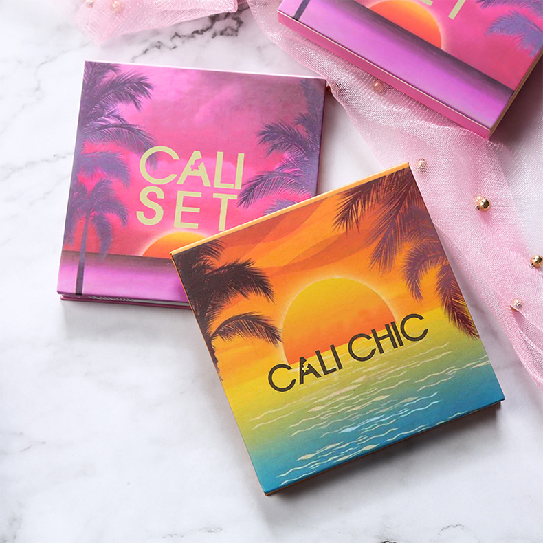 Высокопигментированная палитра матовых теней для век 9 цветов под заказ