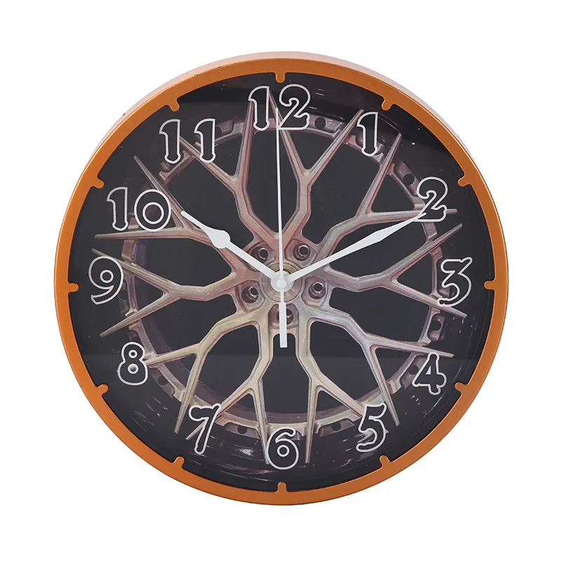 벽시계 장식 2023 도매 가격 플라스틱 라운드 벽 시계 판촉 간단한 석영 벽 시계