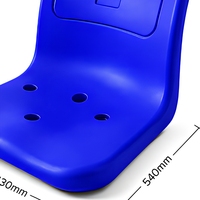 Sièges de tribune durables en HDPE pour stade, football, soccer, extérieur, résistants aux intempéries, sièges de spectateur pour arène