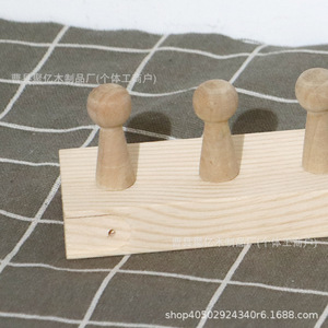 Machine à tricoter modulaire en bois pour couvertures et écharpes, équipement de tricot artisanal en bois plat simple pour le bricolage - Product Image 3