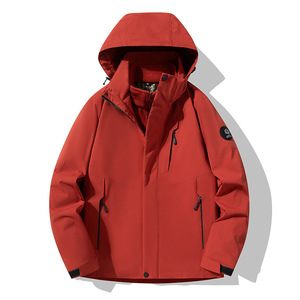 2025 hommes femmes trois-en-un assaut Bomber veste Sports <span class=keywords><strong>de</strong></span> plein air coupe-vent imperméable à capuche fermeture éclair fini - Product Image 1