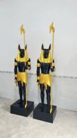 Statues et sculptures d'Anubis pharaon égyptien pour l'intérieur