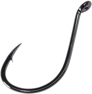 1 # -6 # , 1/0 # -10/0 #   Vente en gros 7384 Sport Circle Hameçons de pêche en acier au carbone robuste pour eau salée, Hameçons offset Octopus, Hameçons jig - Product Image 1