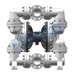단일 층의 내마모성 다이어프램, KYQ100LS 소산 염소 공장 다이어프램 화학 도징 공압 펌프