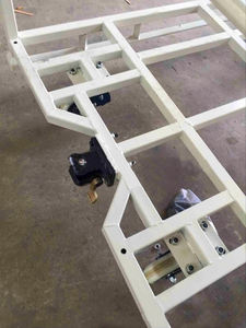 केस कार्टर हैवी ड्यूटी स्टील ट्रॉली स्टेशन के सामने और रियर हुक टर्नओवर रैक लोडिंग ट्रैक्टर ट्रेलर को हुक हैच - Product Image 5