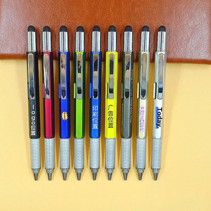 Stylo multifonction 6 en 1 2024 avec règle, niveau, tournevis double tête, stylet et stylo à bille - Product Image 6