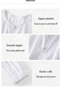 Kurze Reißverschluss-Leichtjacke Schnelltrocknende Sport-Kurzröcke 2-in-1 Kurzröcke Yoga Fitness Top und Tennis-Rock-Set für Damen - Product Image 2