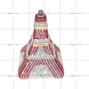 Pochette de Soirée Scintillante pour Femme avec Strass et Cristaux, Sac à Main Éblouissant pour Anniversaire et Cocktail - Product Image 3