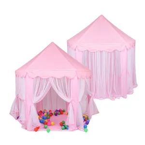 室内女性迷你花园城堡小房子大公主游戏屋婴儿儿童游戏帐篷