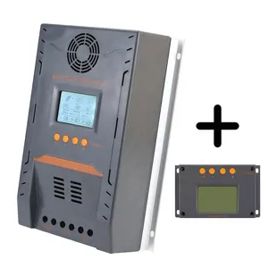 MPPT 100 ampères régulateur de Charge solaire Auto 12V 24V 100A avec compteur à distance écran LCD pour système de panneaux solaires