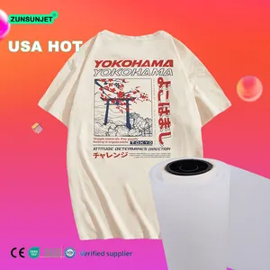 ZUNSUNJET Gros Film De Transfert De Chaleur Pet Dtf Film Pour Hommes T-Shirt Chaussures Vêtement