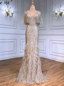 S0958N <span class=keywords><strong>Abito</strong></span> da <span class=keywords><strong>Sposa</strong></span> Elegante Dorato, Vestito da Sera Chic con Paillettes per Ospiti, Cene di Gala, <span class=keywords><strong>Madre</strong></span> della <span class=keywords><strong>Sposa</strong></span>, Cerimonie Formali - Product Image 2