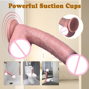 Реалистичный фаллоимитатор-монстр 9,25 дюйма, огромный фаллоимитатор для мужчин и женщин, огромный реалистичный дилдо - Product Image 4