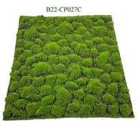 Tapis de mousse de plantes artificielles, panneaux de boule de cerf vert, pelouse animaux en forme pour la décoration de jardin de la maison