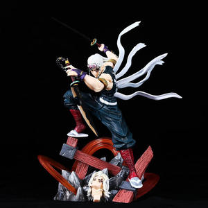 Figuras <span class=keywords><strong>Anime</strong></span> 29cm effetti speciali doppio coltello modalità cacciatrice di demoni figure <span class=keywords><strong>Anime</strong></span> Uzui Tengen <span class=keywords><strong>Kimetsu</strong></span> No Yaiba Figuras - Product Image 2