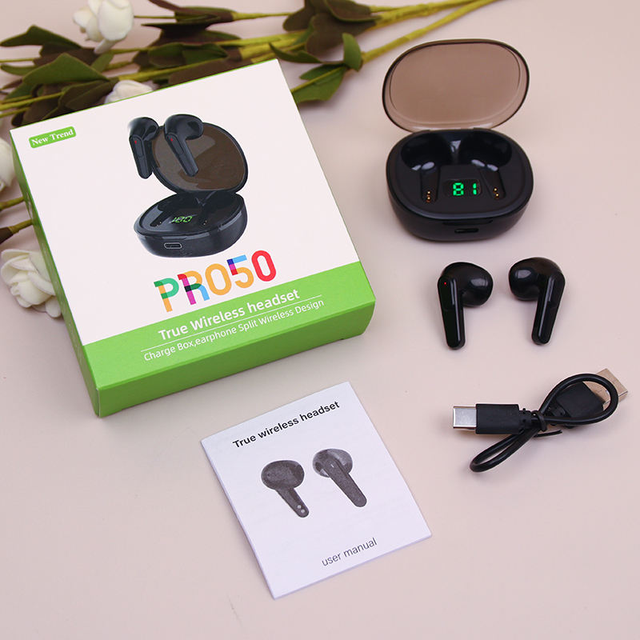 Wholesale Pro50 True Wireless Earbuds Stereo in Ear Earphones Gaming Headset Auriculares Audifonos Inalambrico for iPhone