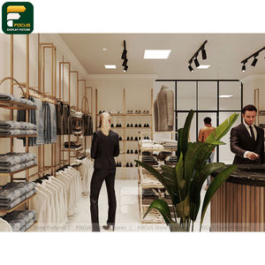 Estante de Exhibición de Ropa de Alta Capacidad, Estructura de Colgado de Prendas de Múltiples Secciones, Sistema de Exhibición para Minoristas - Product Image 4