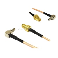 Câble SMA mâle vers N mâle 1 pied RG316, câble SMA vers N 50 Ohm pour routeur WiFi, récepteur GPS, antenne, amplificateur de signal