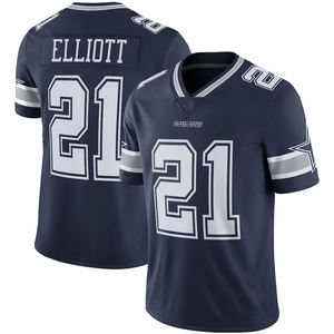 Ventes en gros de maillots de football brodés pour hommes Dallas Cowboys, maillots pour hommes adultes Cowboys # 21ELLIOTT88 #   Lamb4 #   Maillot de rugby pour équipe - Product Image 5