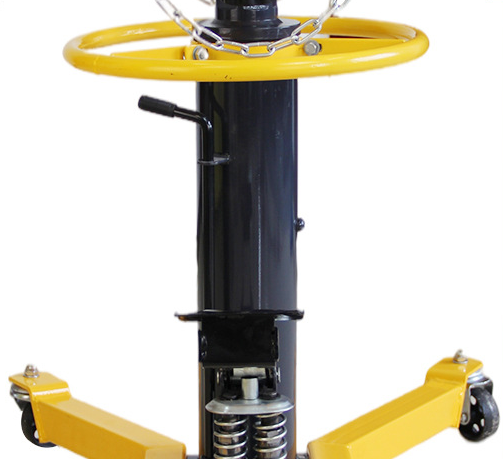 Hydraulic Transmission Jack 360 Swivel Wheel Lift 0.6 Ton 2 Stage Dual Spring For Garage And Workshop