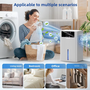 <span class=keywords><strong>Deshumidificador</strong></span> Portátil para Dormitorio con Temporizador de 8/12/24H, Luz RGB, Modo de Sueño Silencioso y Apagado Automático para Control de Humedad - Product Image 3