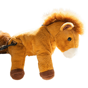 Mochila Qianrima 2026 Ano do Cavalo Mascote Brinquedo de Pelúcia Super Macio Multifuncional do Zodíaco - Product Image 5