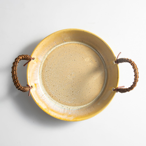 Nouvelles assiettes à dîner en porcelaine rustique Horeaco pour la restauration gastronomique, assiettes en céramique modernes et créatives pour les fruits de mer et le riz à l'espagnole - Product Image 4