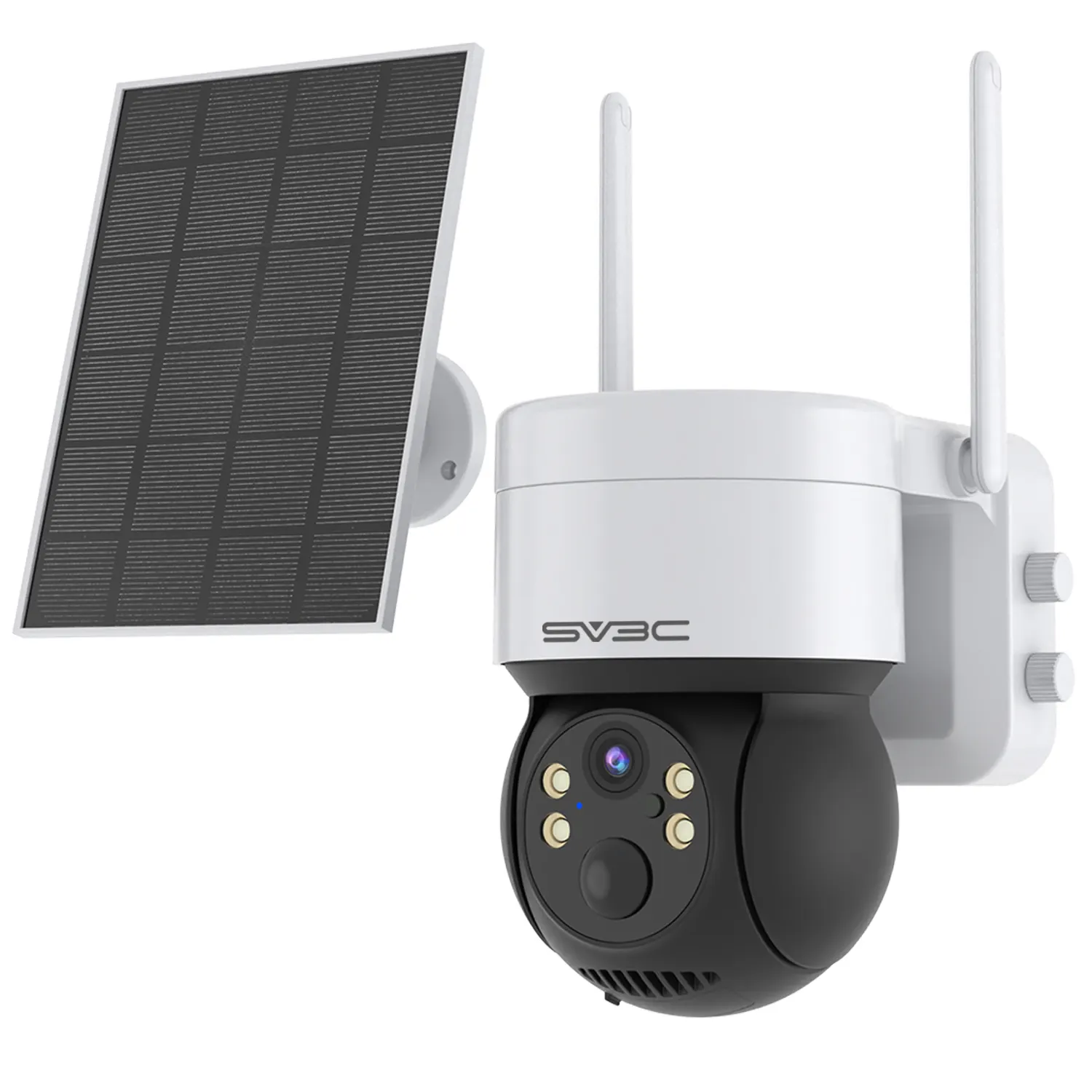 7800mA Rechargeable Battery Wireless IP CCTV, Wifi Dome Network Camera With Solar Panel, Outdoor Security Solar Camera