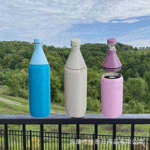 Termo de Viaje de Acero Inoxidable de Doble Pared de 20 oz, Ultrafino, con Tapa Metálica, para Gimnasio, Fitness y Actividades al Aire Libre - Product Image 5