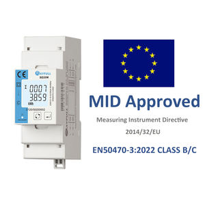 Medidor monofásico Rayfull SD20M MID RS485 Modbus Medidor de energía eléctrica Medidor de potencia digital Modbus MeterSubmeter - Product Image 2
