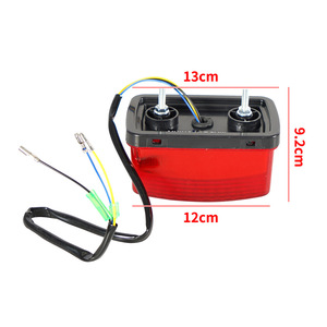 <b>Led</b> Taillight 13x12x9.2cm <b>Red</b> 12v For Yamaha Grizzly ATV Replacement <b>Light</b> - Product Image 1
