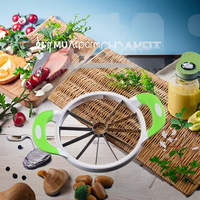 Zonneschijn Hoog Keukengerei Handheld Metalen Plastic Fruit Groente Snijden Hakpersgereedschap Omgaan Met Huishoudelijk Voedsel