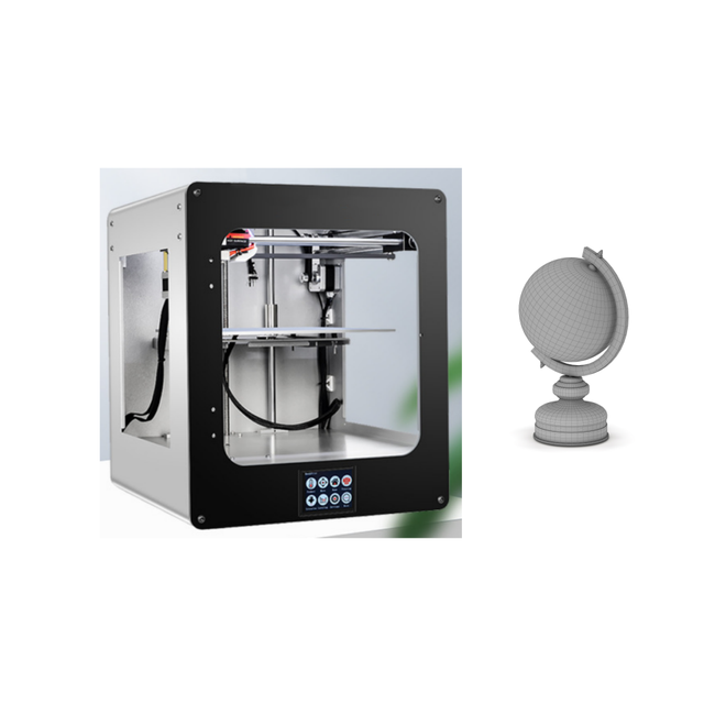 Small Automatic Desktop 3D Printer with Heated Bed and WiFi Flatbed Nylonr Material for Prototyping New