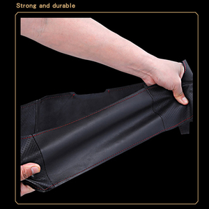 Funda de cuero Artificial para volante de coche, cubierta negra para <span class=keywords><strong>Honda</strong></span> <span class=keywords><strong>CRV</strong></span> CR-V, 2003, 2004, <span class=keywords><strong>2005</strong></span>, 2006, novedad - Product Image 2