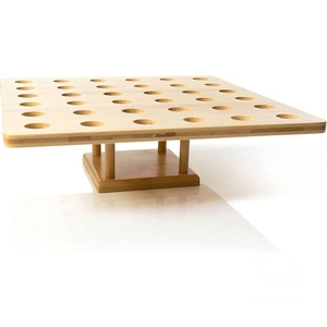 ที่วางไอศกรีมทรงกรวยขาตั้งโชว์ทรงกรวยทำจากไม้ไผ่ที่วางแบบม้วนสำหรับซูชิ - Product Image 3