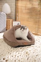 Gemütliches Chenille-Plüsch Hundebett Weich Warm Umweltfreundlich Einfarbig Modern Klassisch Kartonverpackung für den Innenbereich