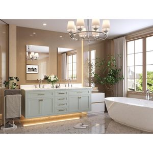 Miroir sans cadre Brightify 24x36 pouces pour salle de bain, miroir mural rectangulaire en verre trempé au-dessus de l'évier, design moderne - Product Image 2