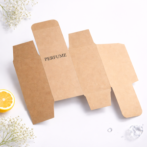 Eco Recycled <b>Paper</b> Custom Perfume Box Folding Carton with <b>Gloss</b> UV Finish for Retail Fragrance Packaging - Product Image 4