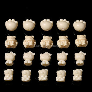 <span class=keywords><strong>JD</strong></span> Vente en gros Fait à la main Sculpté Naturel Naturel Phytelephas Macrocarpa Ivoire Noix Animal Forme Charme Perles D'espacement Pour La Fabrication de Bijoux - Product Image 6