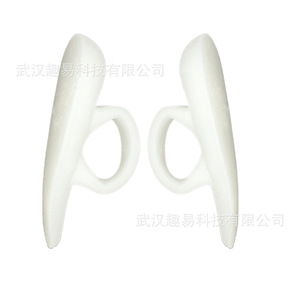 Silicone Toe Orthotic <b>Pads</b> White 2Pcs <b>Cushioning</b> For Valgus Support Spring Summer Autumn - Product Image 4